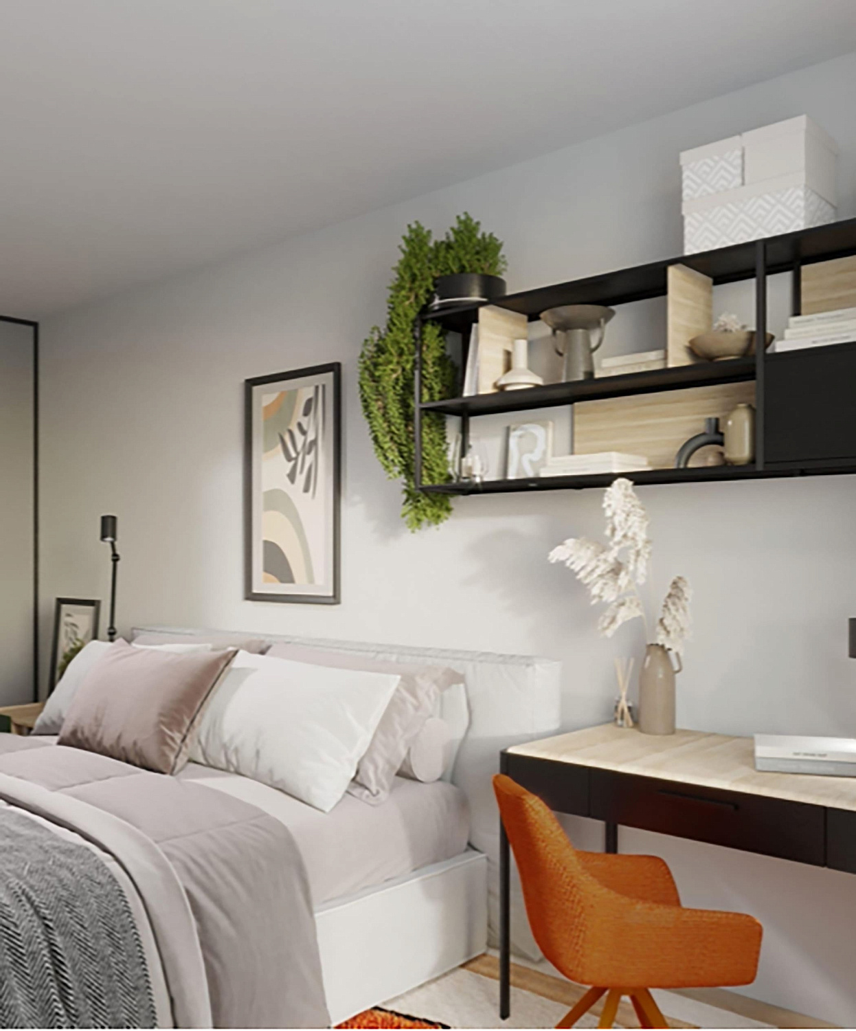 Типовой дизайн-проект однокомнатной квартиры ЖК на Троицкой (40 м2)